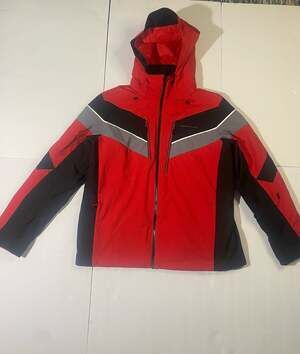 Obermeyer Men's Red and Black Insulated Ski Jacket